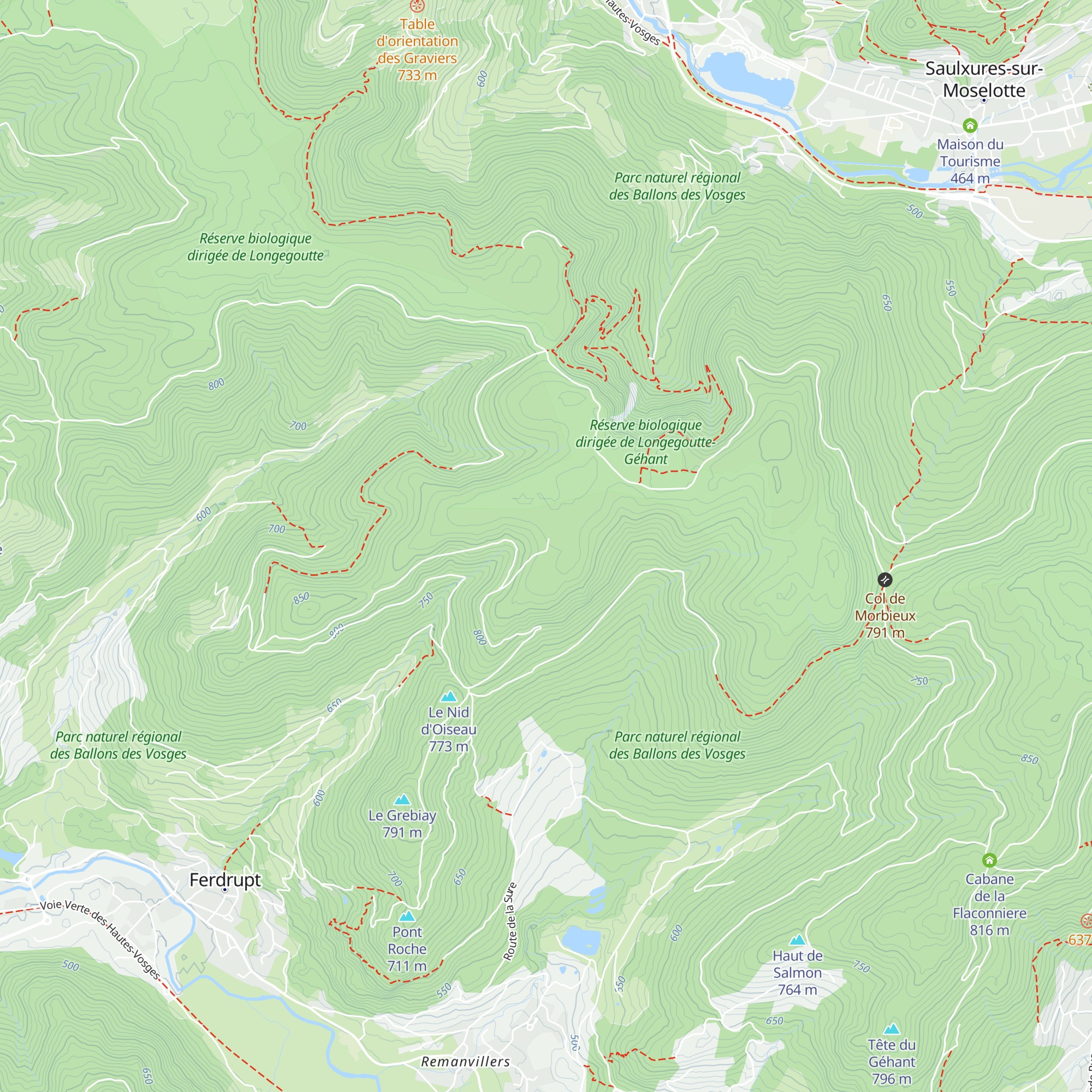 Chalet de l'Homant map