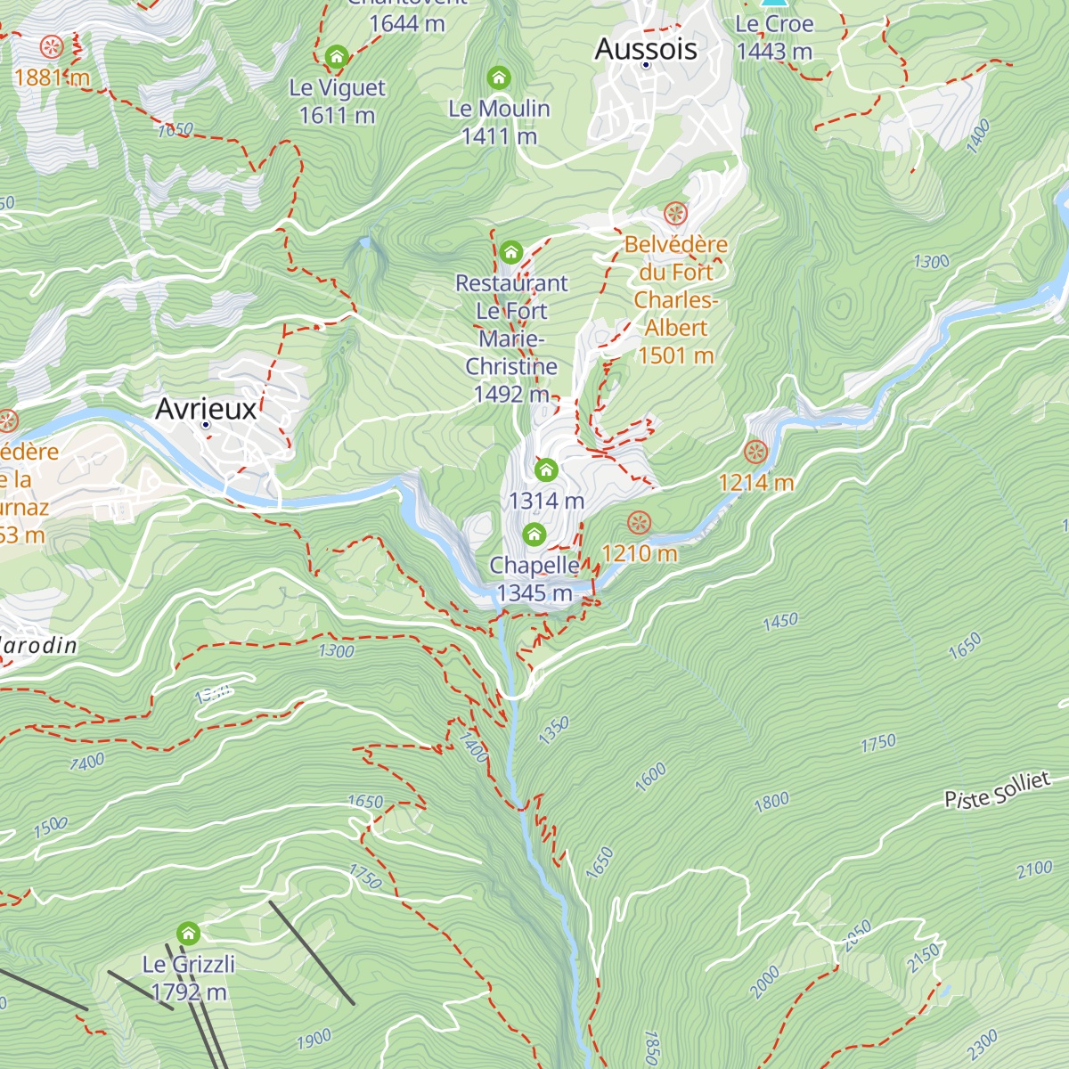 Chapelle map