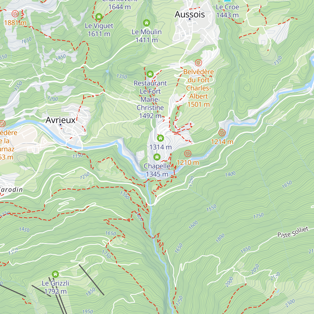 Chapelle map