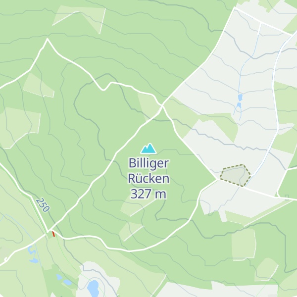 Map of Billiger Rücken