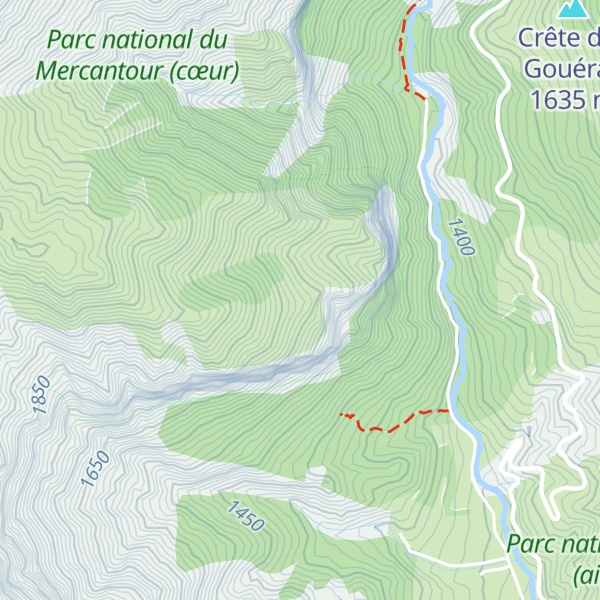 Map of Cabane de la Bouisse