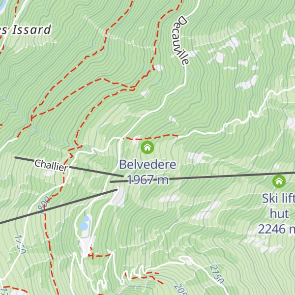 Map of Belvedere