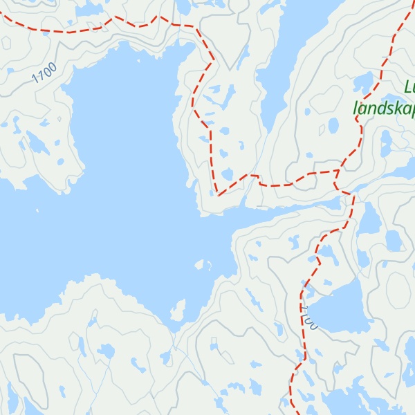 Map of Eidavatn