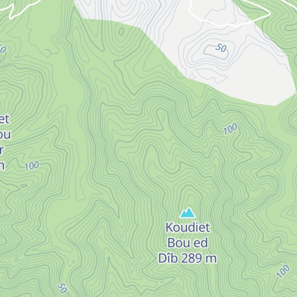 Map of Koudiet Djebel Saïd