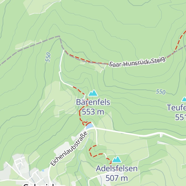 Map of Bärenfels