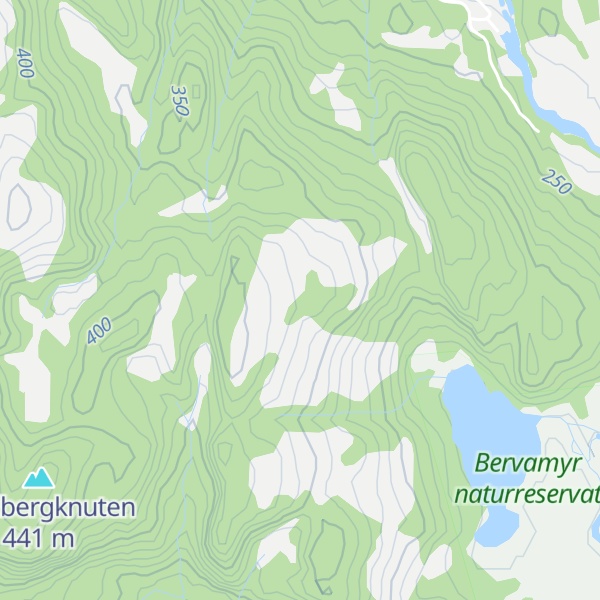Map of Svartebergan