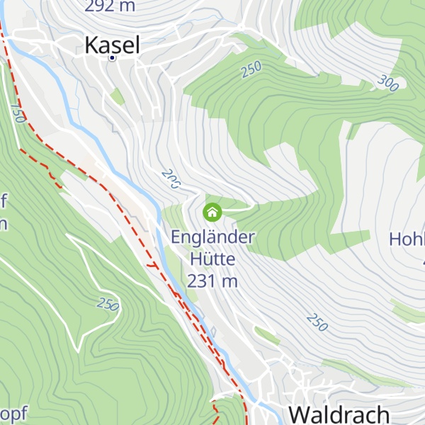 Map of Engländer Hütte