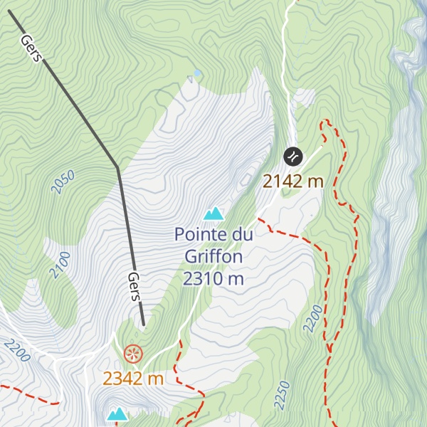 Map of Pointe du Griffon