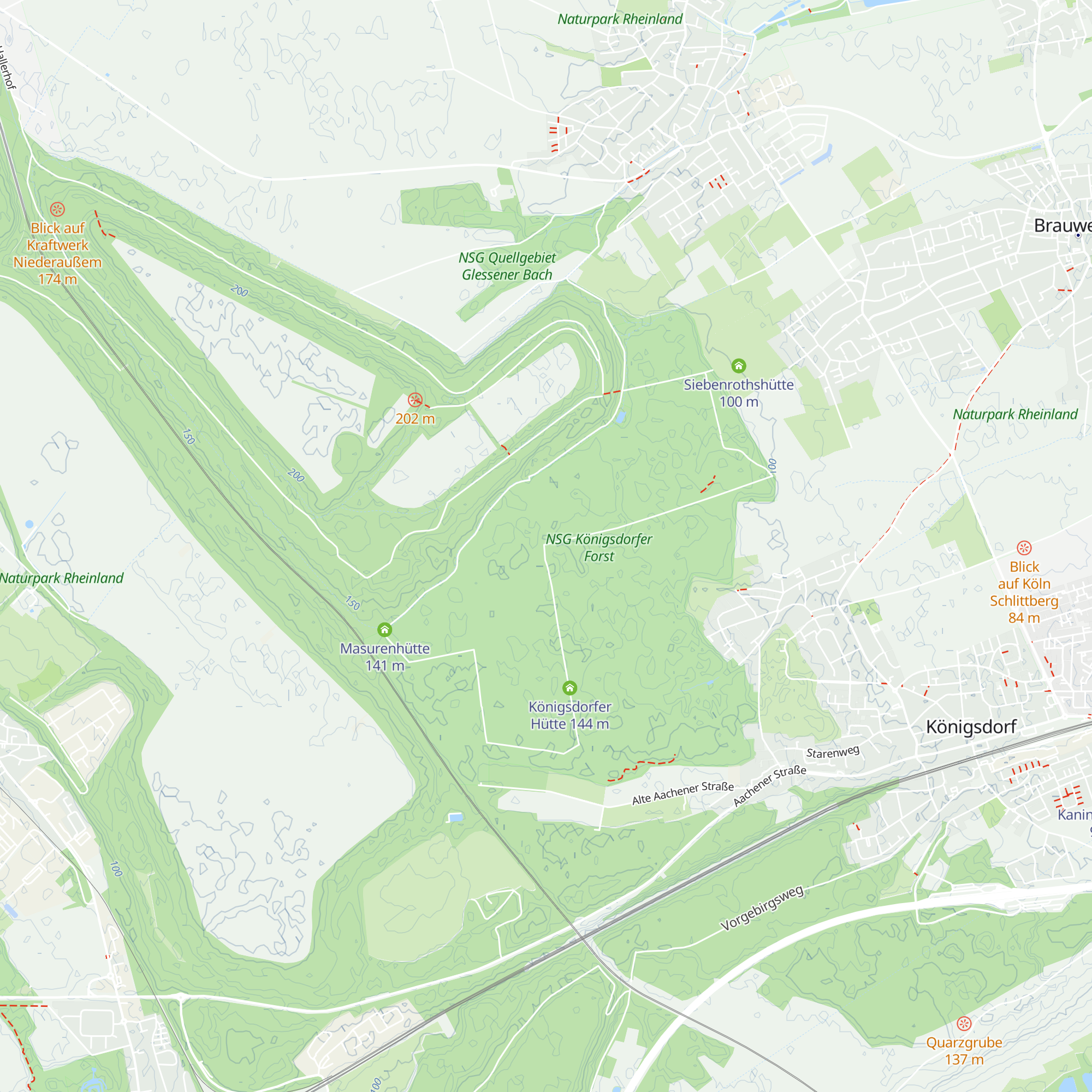 Dansweiler Hütte map