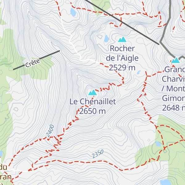 Map of Le Chenaillet