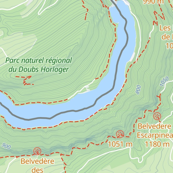 Map of Cabane Robin des Bois