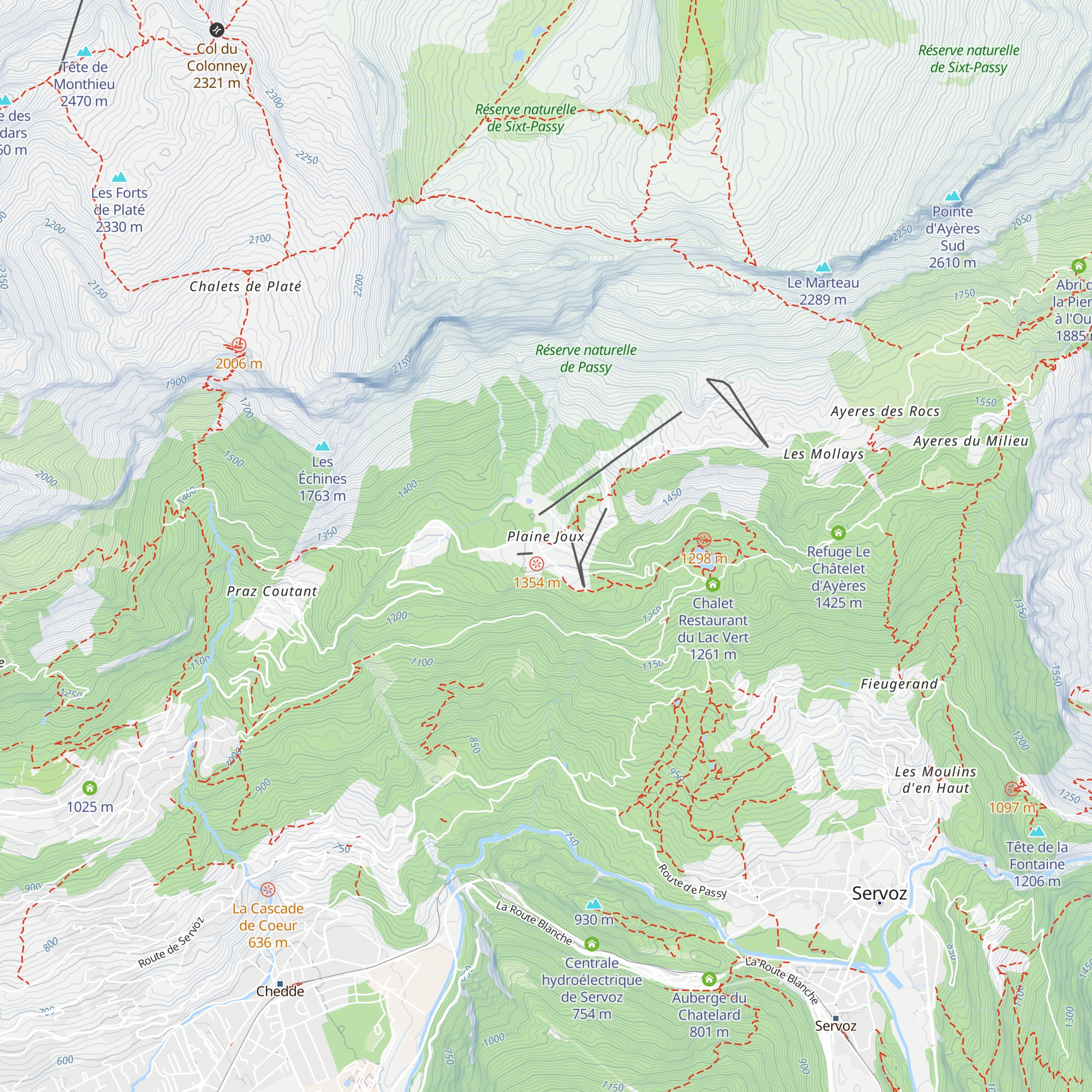 Lou Pachran map