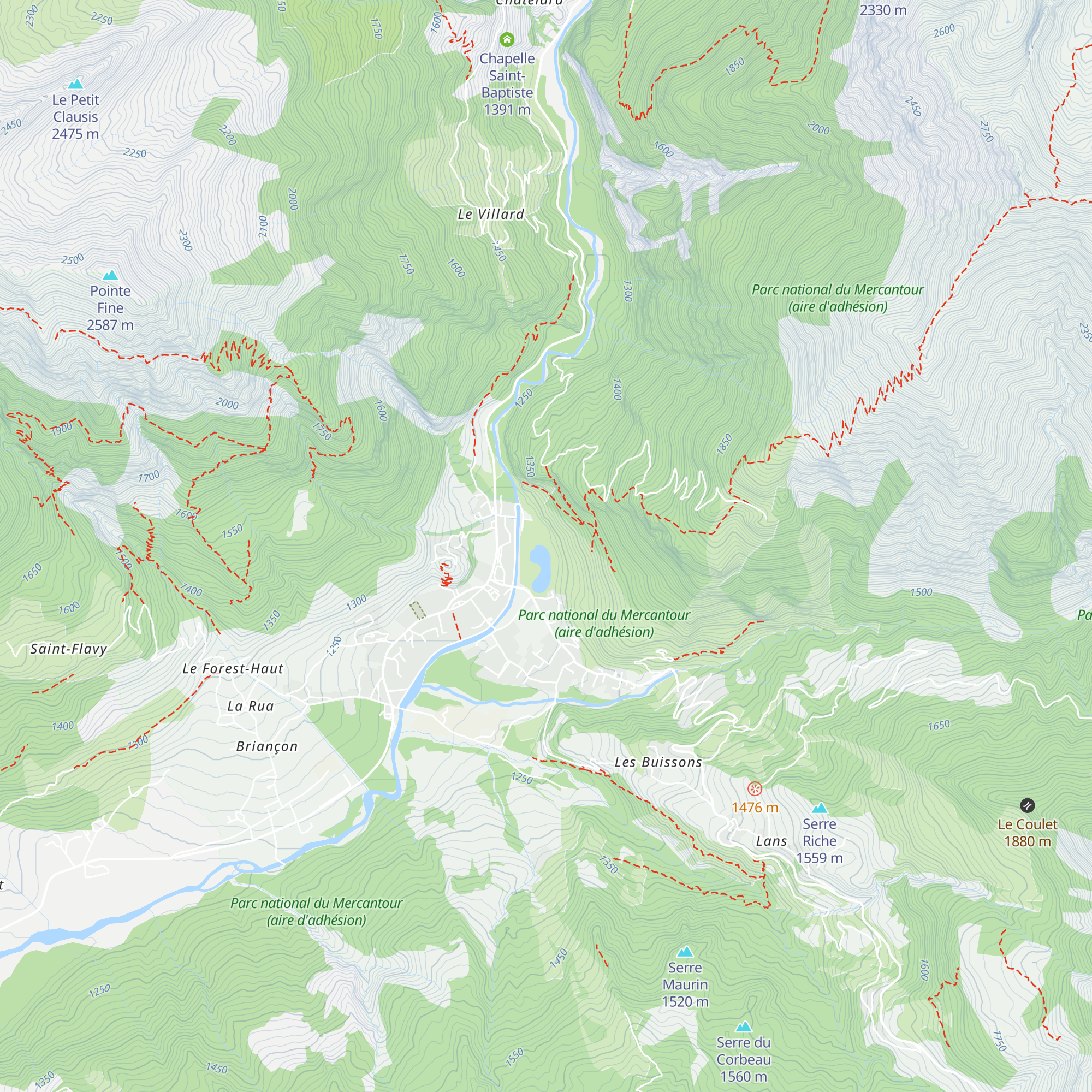 Le Chalet du Lac map