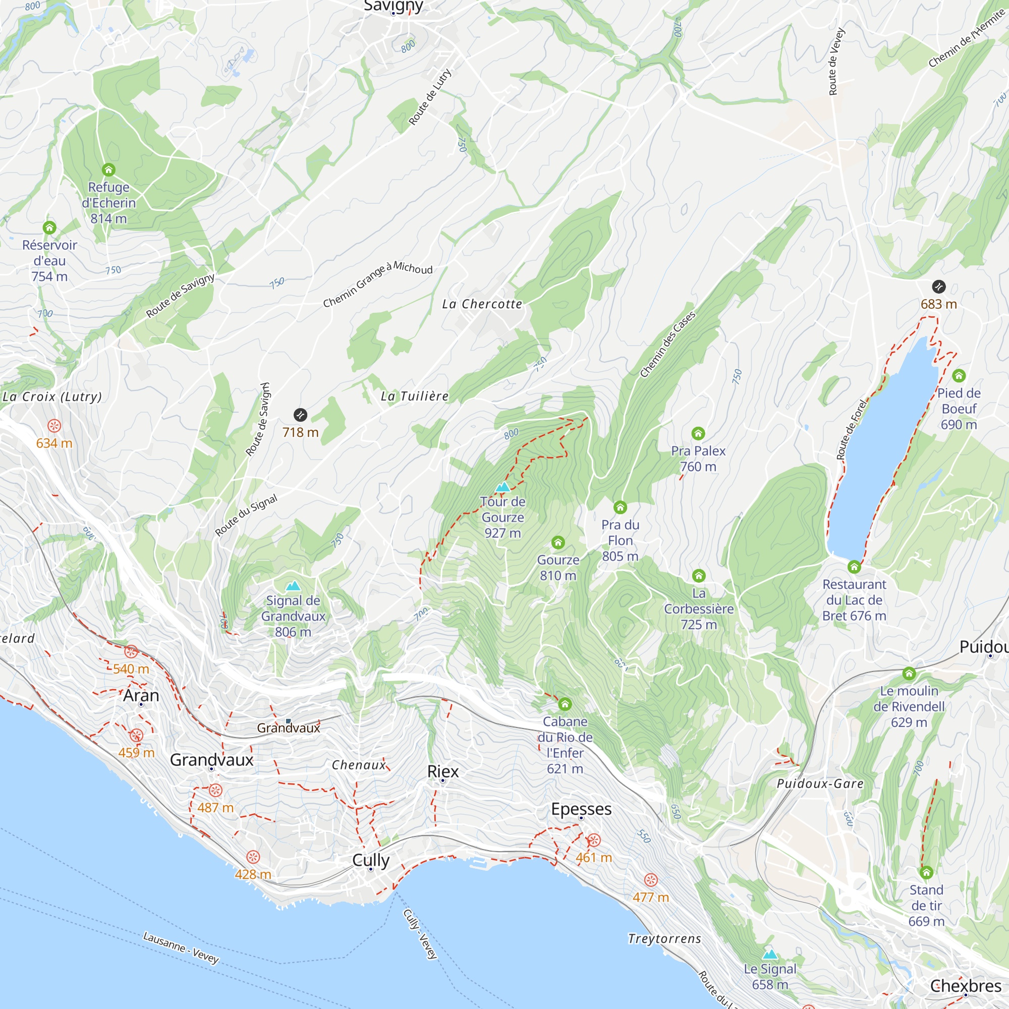 Tour de Gourze map