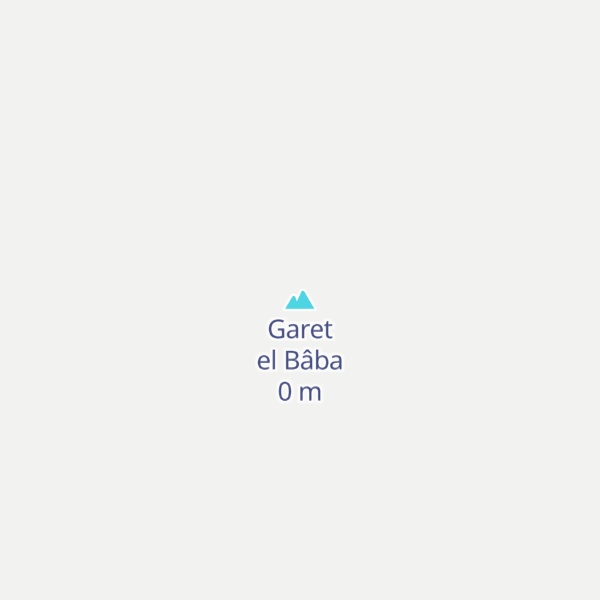 Map of Garet el Bâba