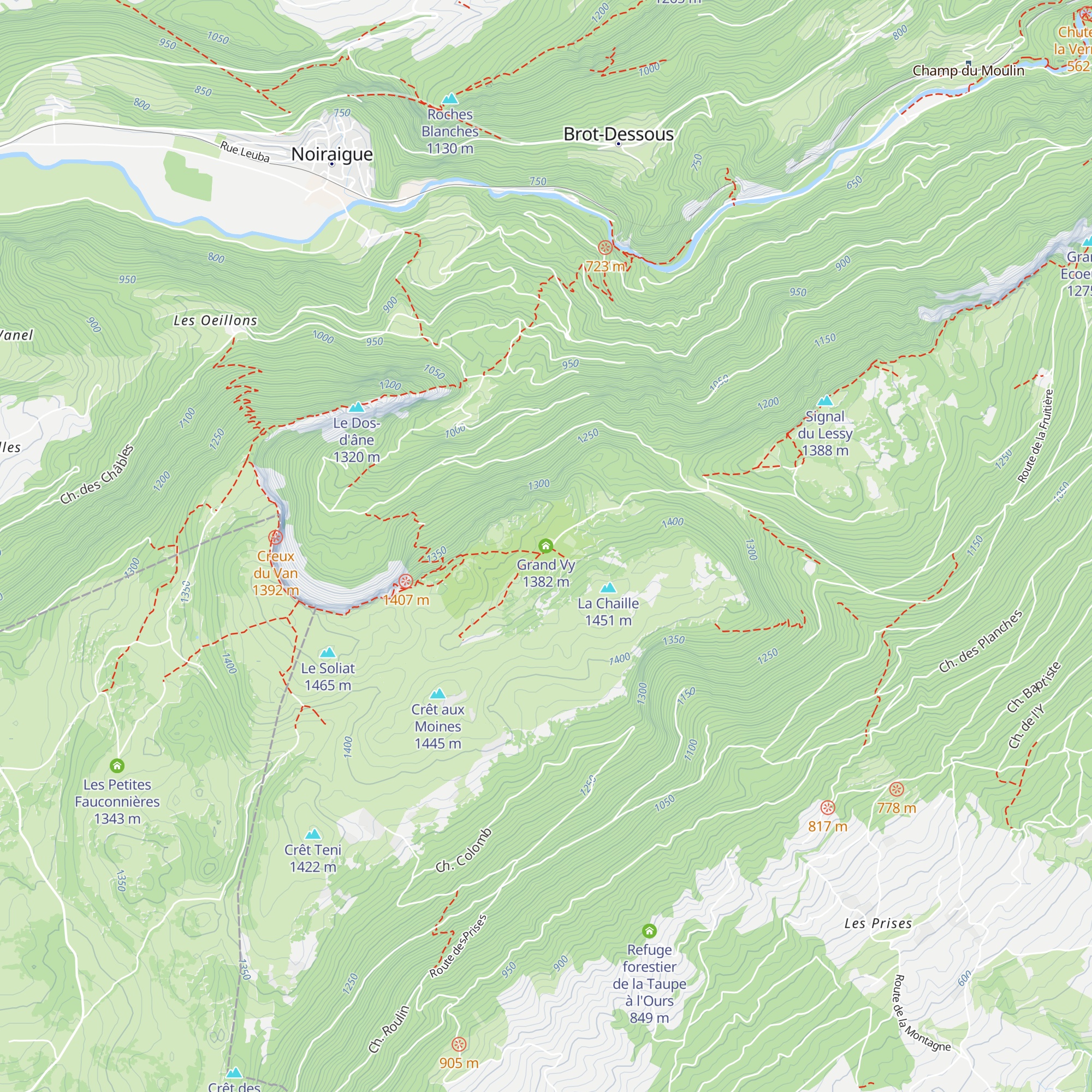 Grand Vy map