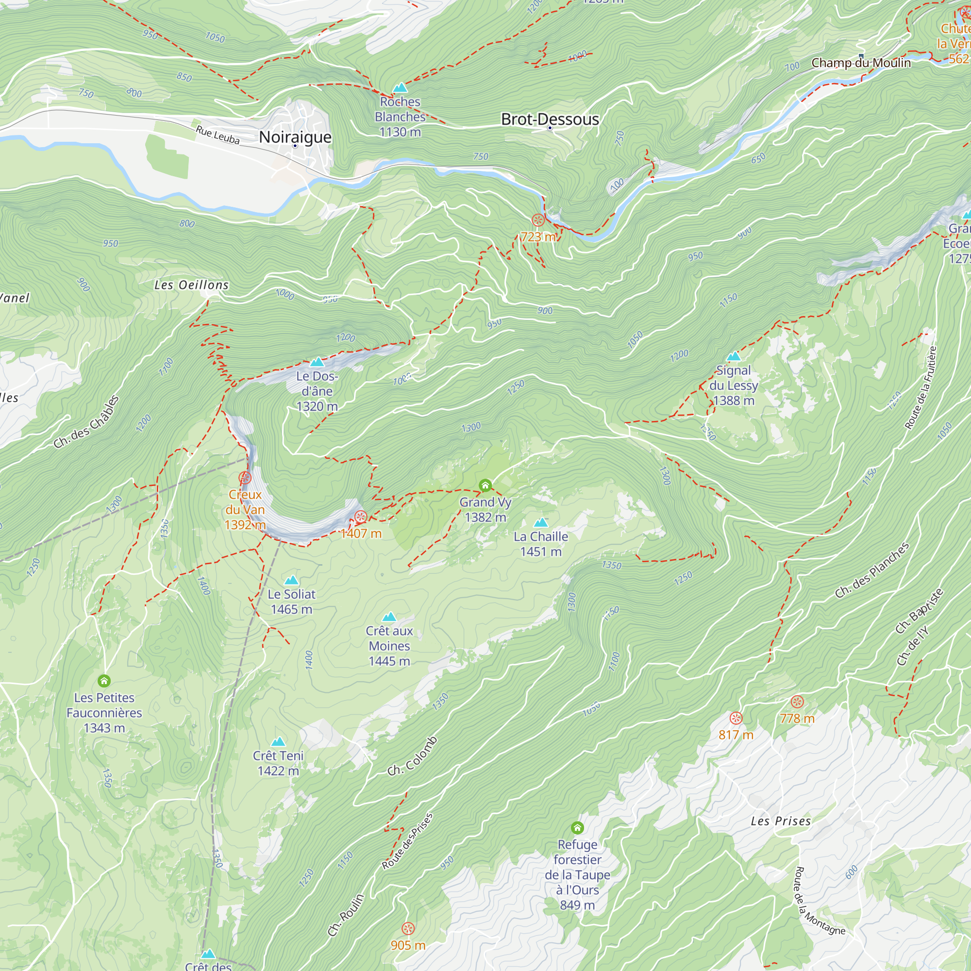 Grand Vy map