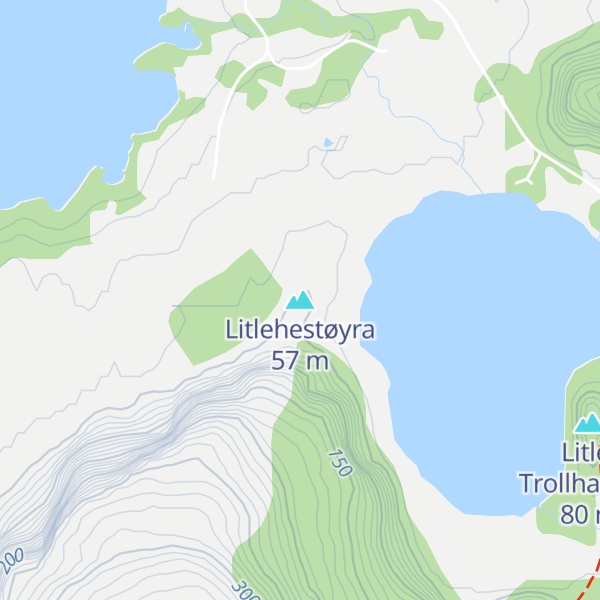 Map of Litlehestøyra