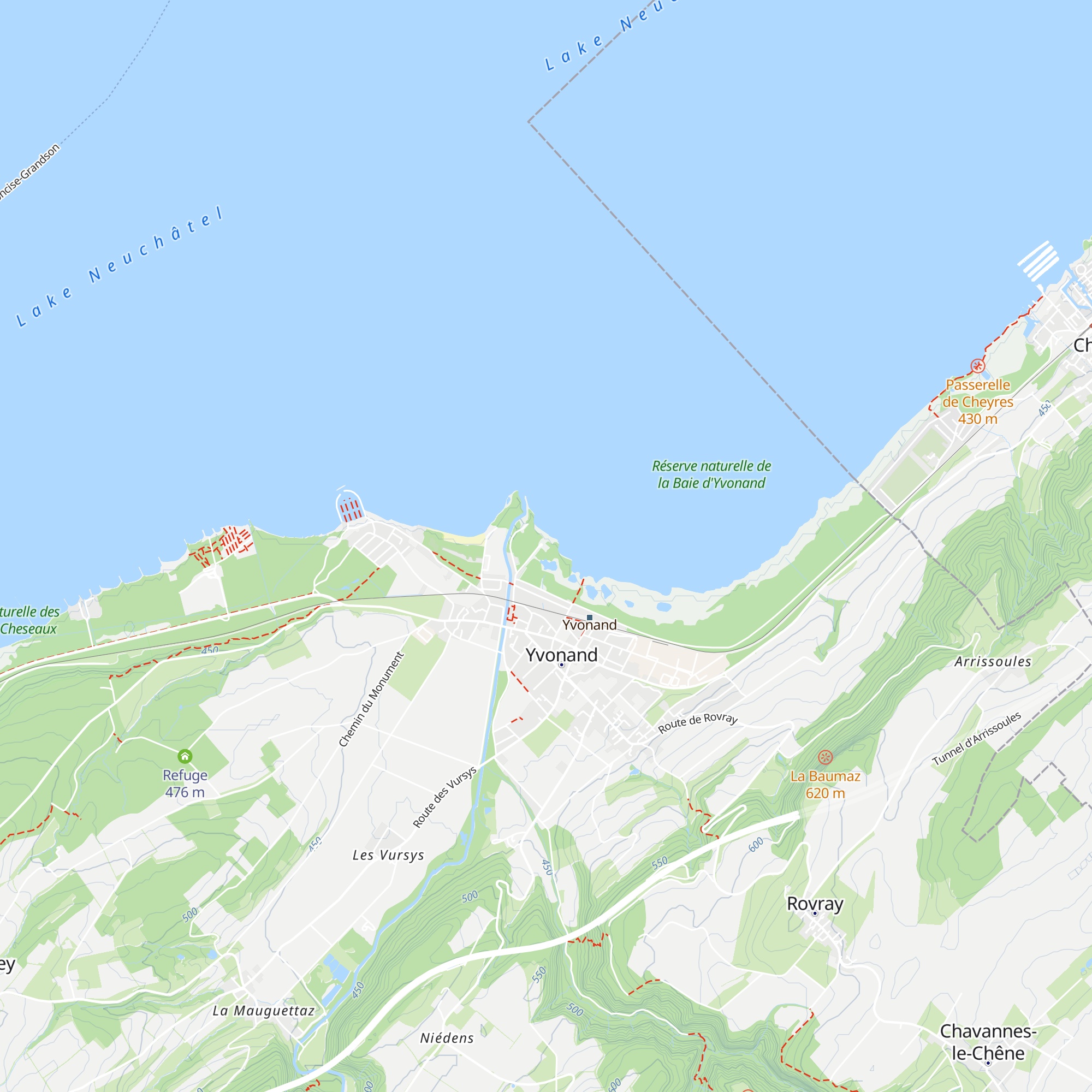 Refuge de Goncerut map