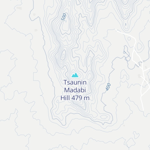 Map of Tsaunin Madabi Hill