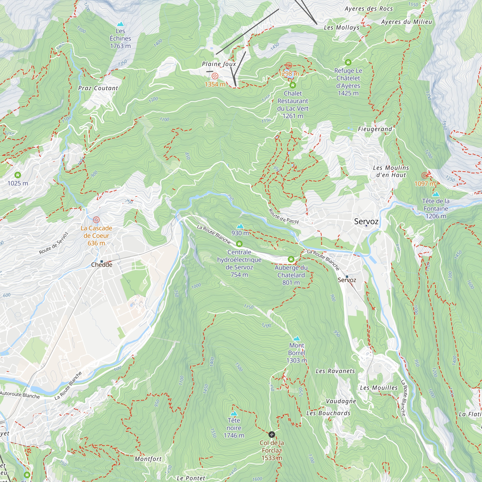 Chambre de mise en charge souterraine map