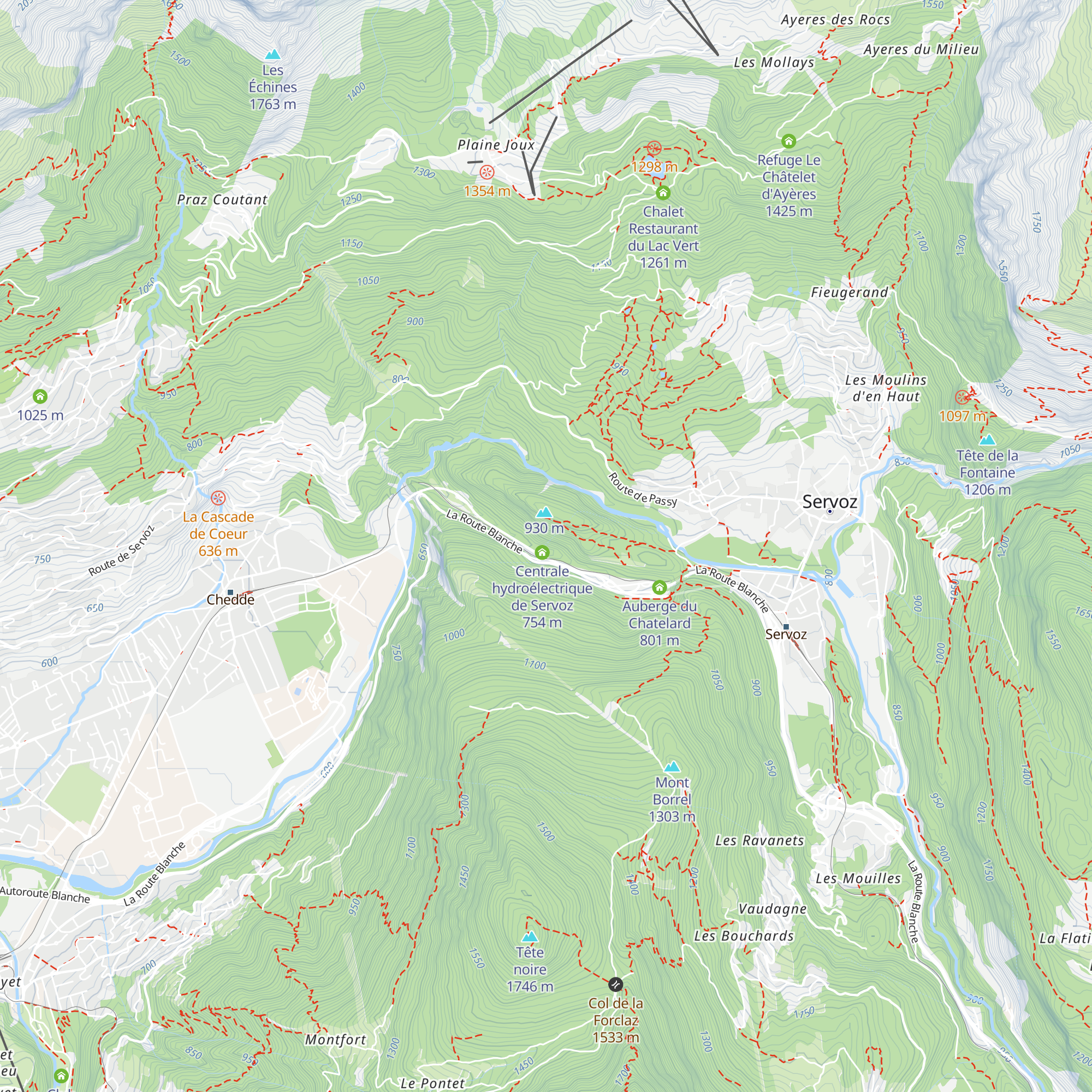 Chambre de mise en charge souterraine map