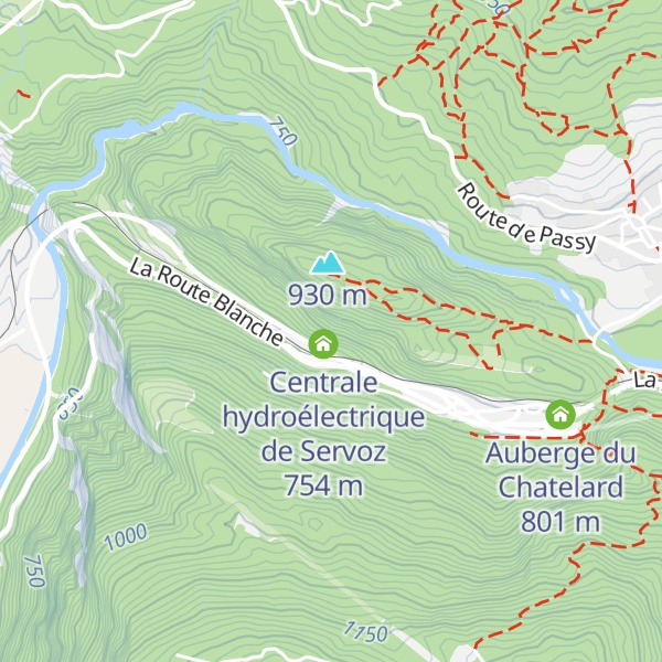Map of Chambre de mise en charge souterraine