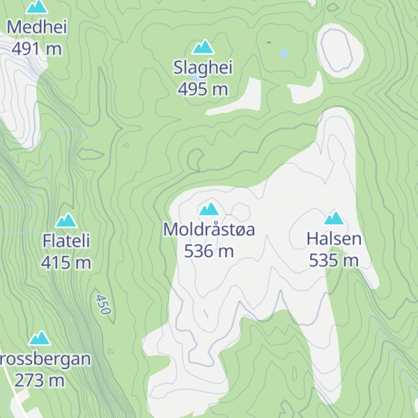 Map of Moldråstøa