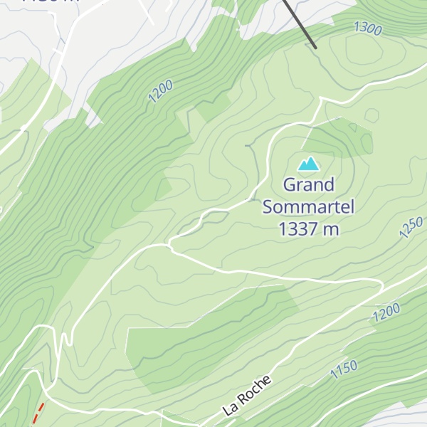 Map of Petit Sommartel