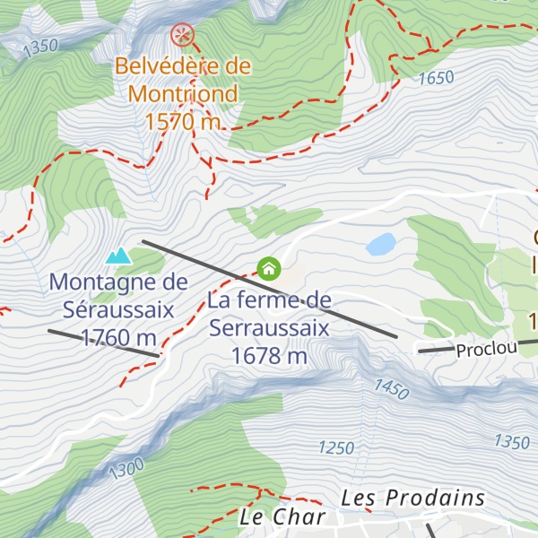 Map of La ferme de Serraussaix
