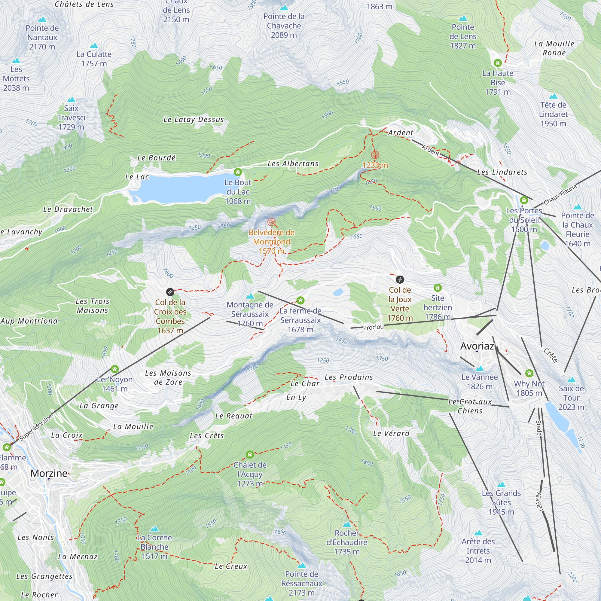 La ferme de Serraussaix map