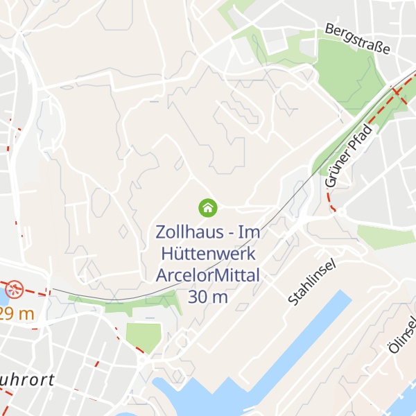 Map of Zollhaus - Im Hüttenwerk ArcelorMittal