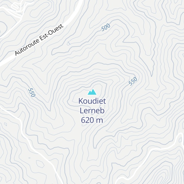 Map of Koudiet Lerneb