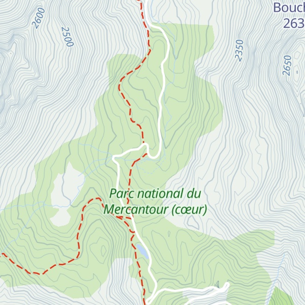 Map of Refuge de la Cayolle