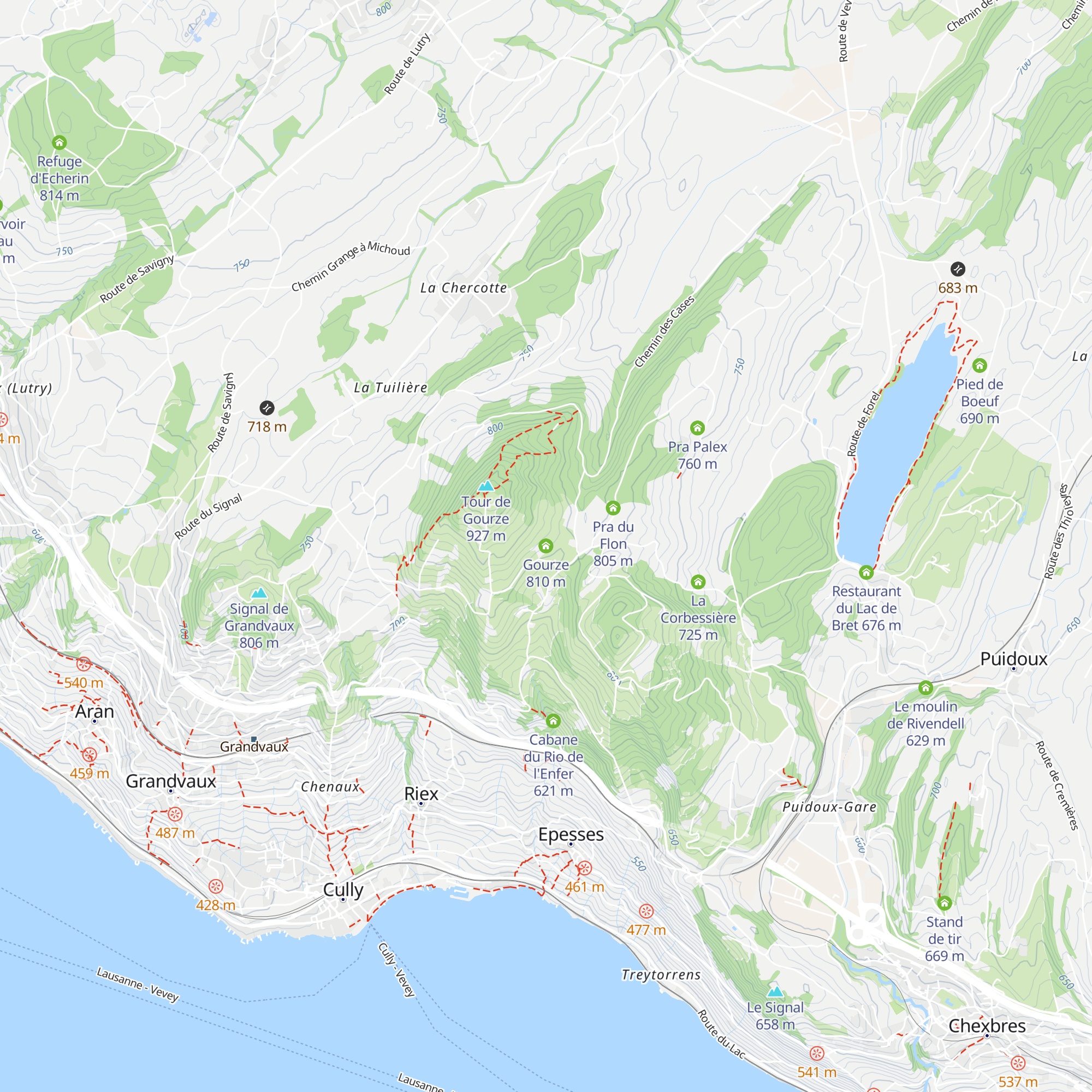 Gourze map