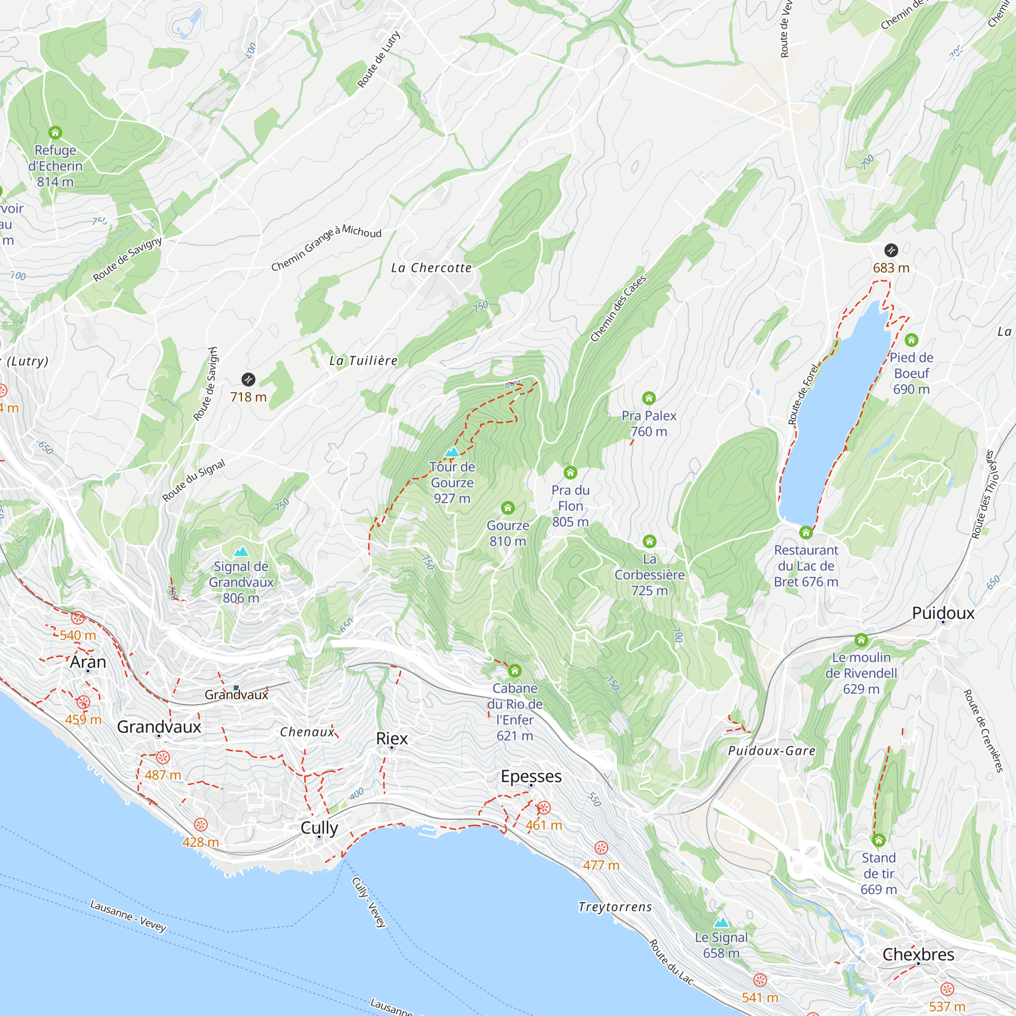 Gourze map