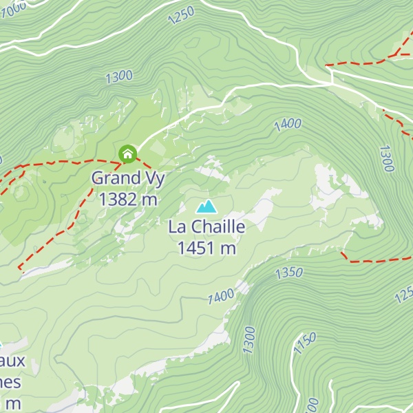 Map of La Chaille