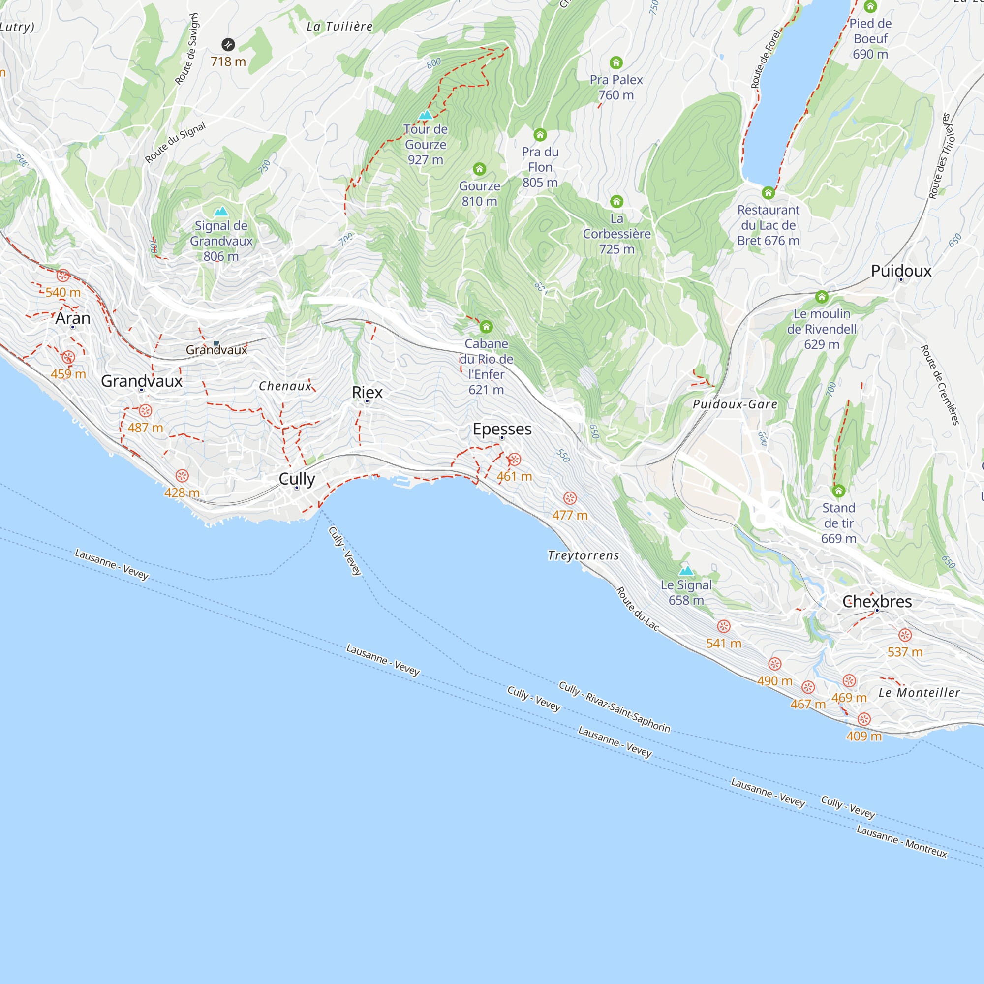 Le Petit Bonheur map