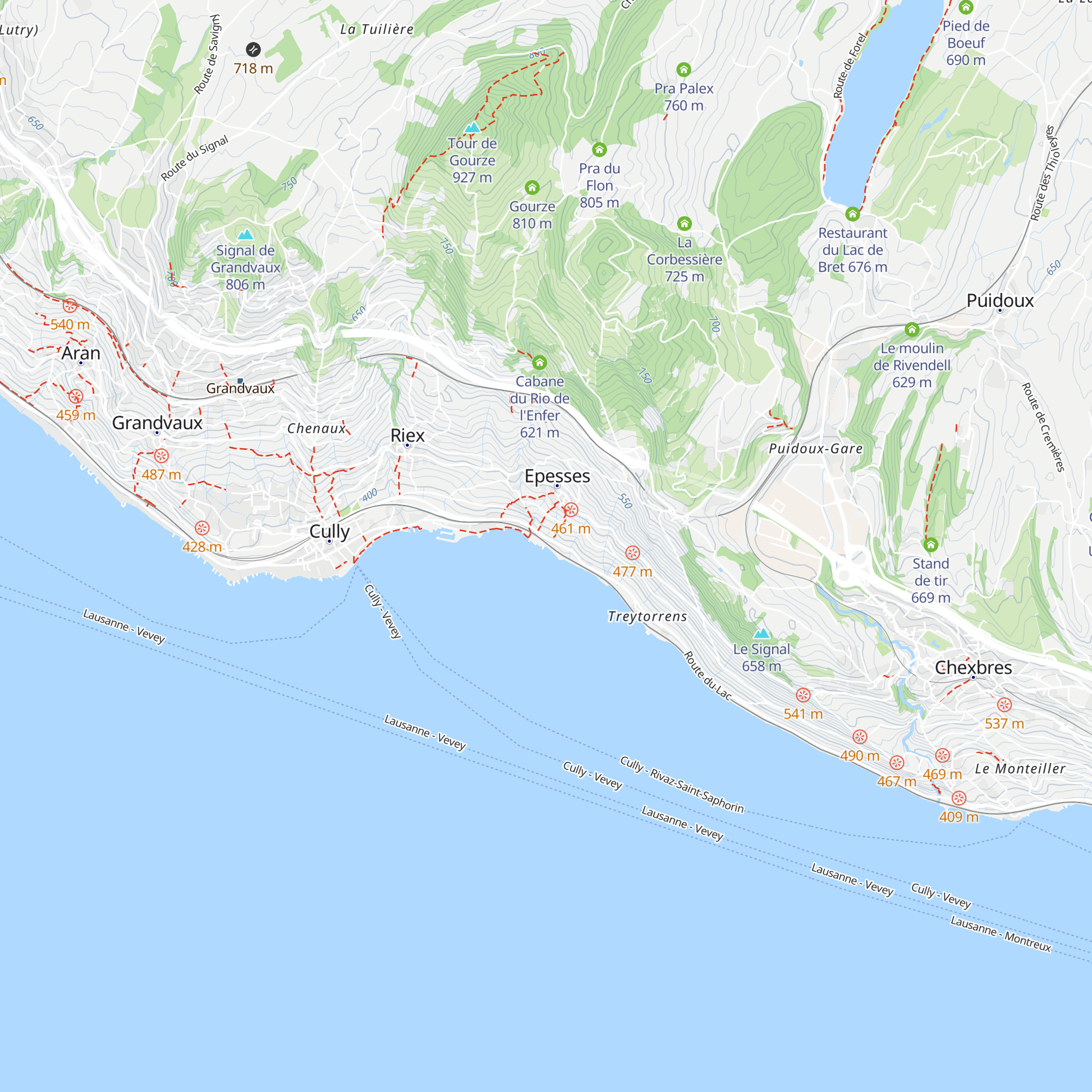Le Petit Bonheur map