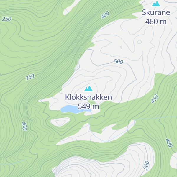 Map of Klokksnakken