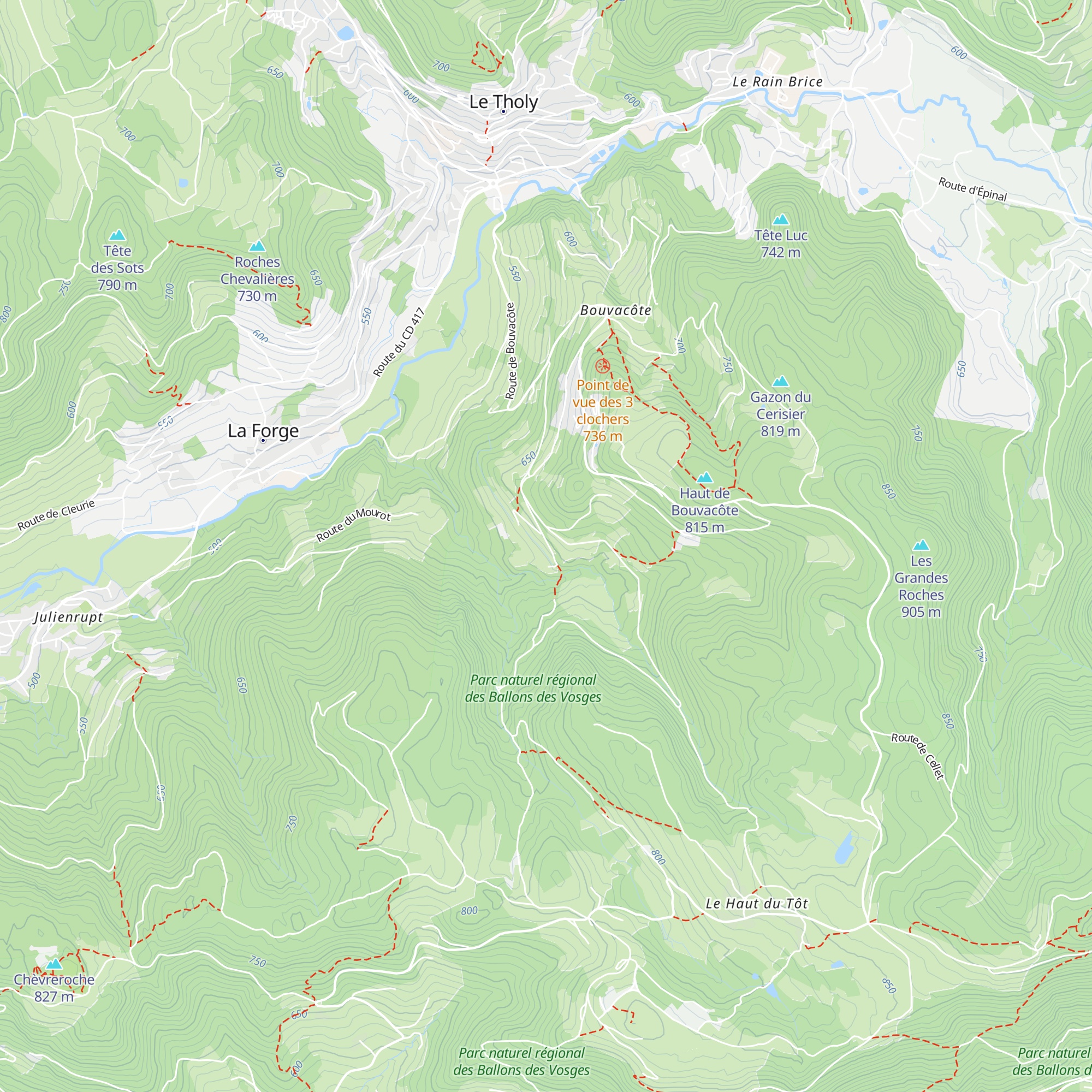 Gîte de la Voie lactée map