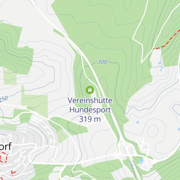 Map of Vereinshütte Hundesport