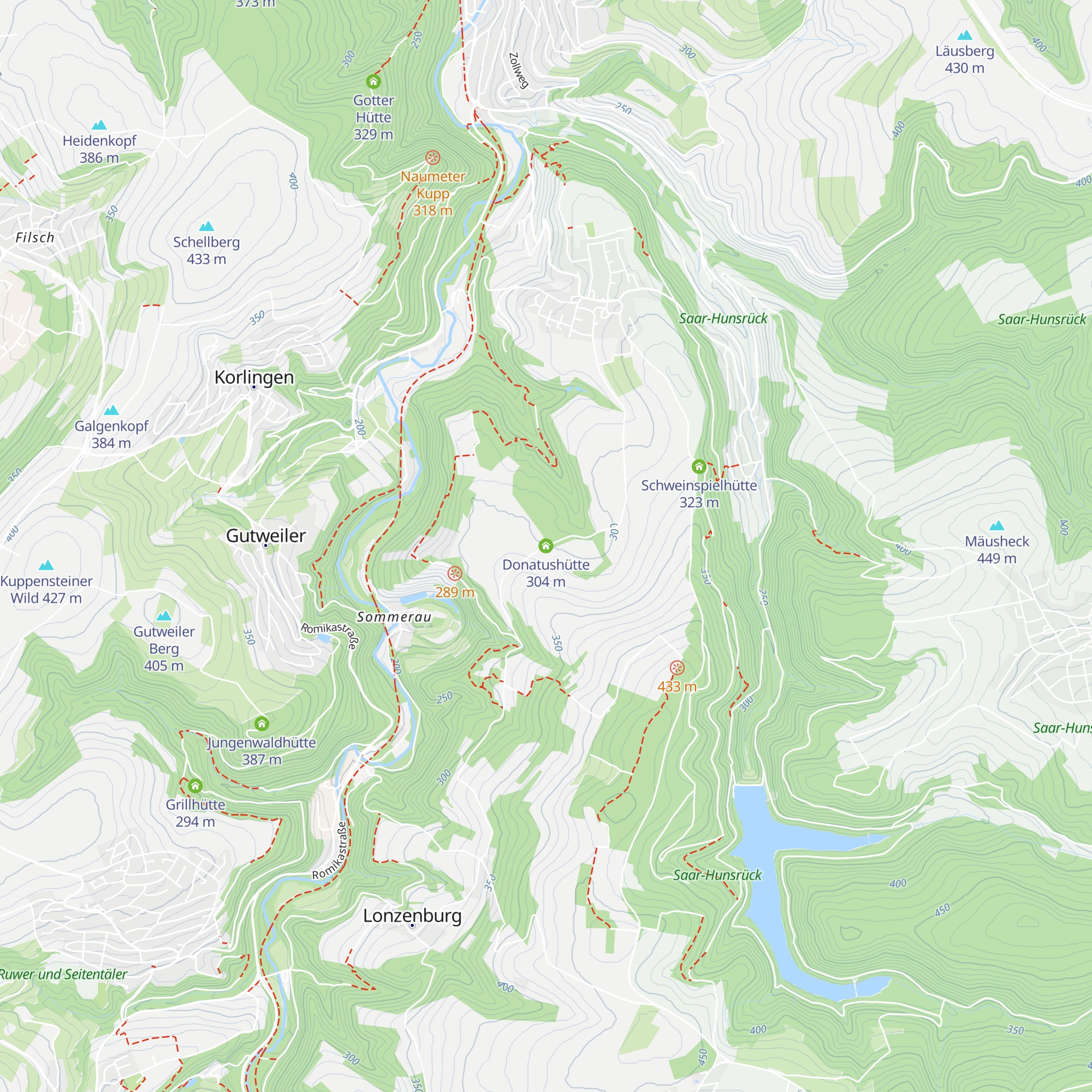 Donatushütte map