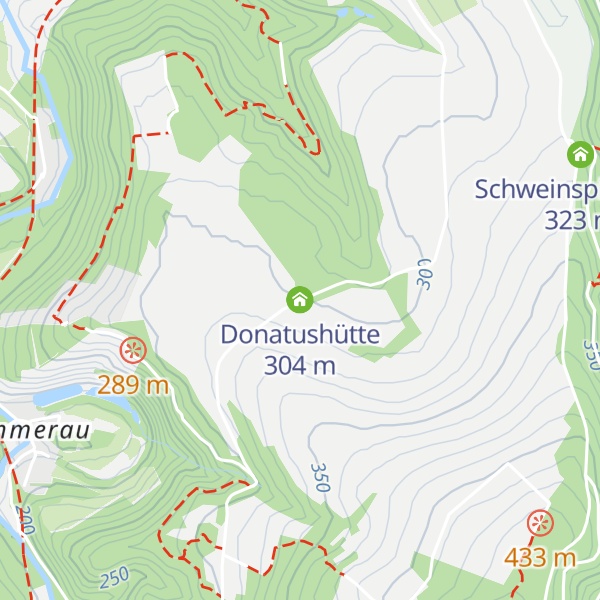 Map of Donatushütte