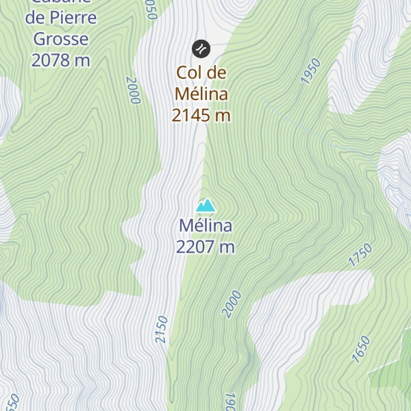 Map of Mélina