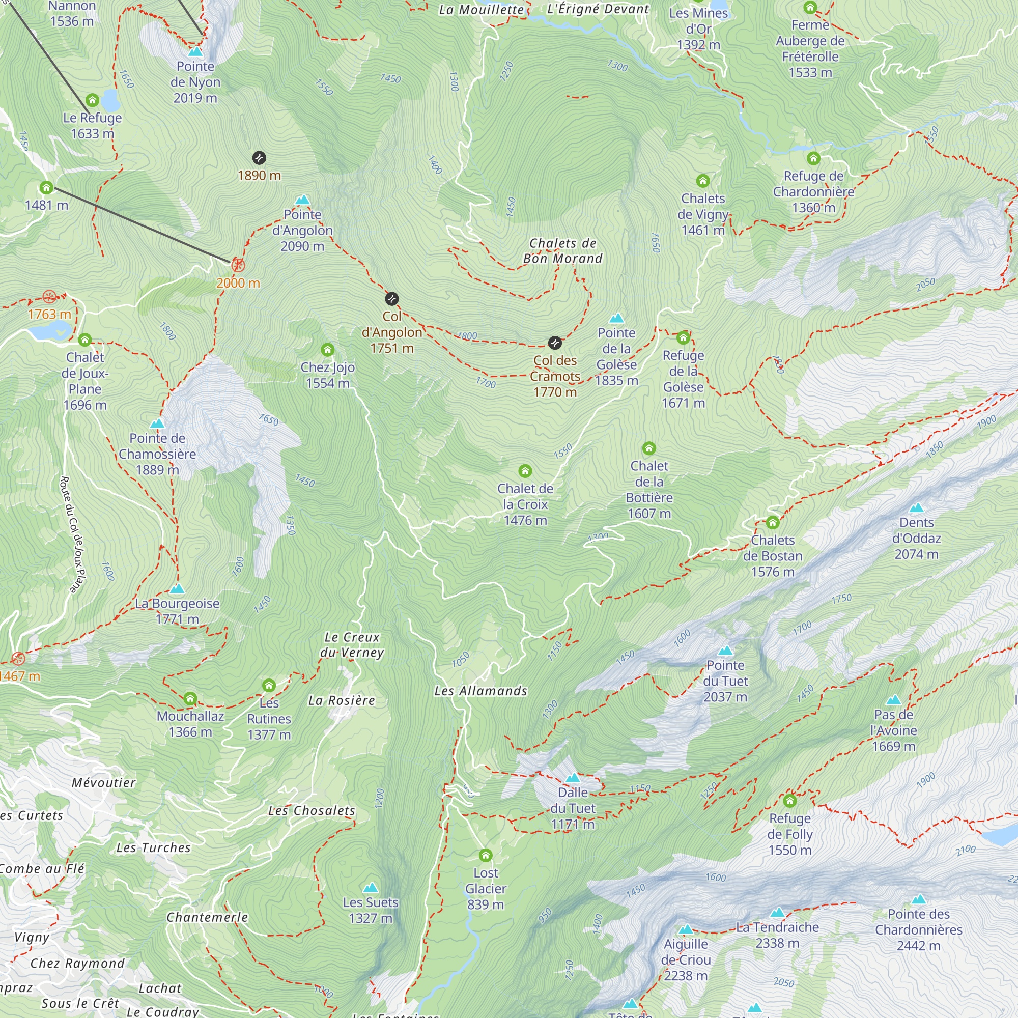 Mont-Plaisir map