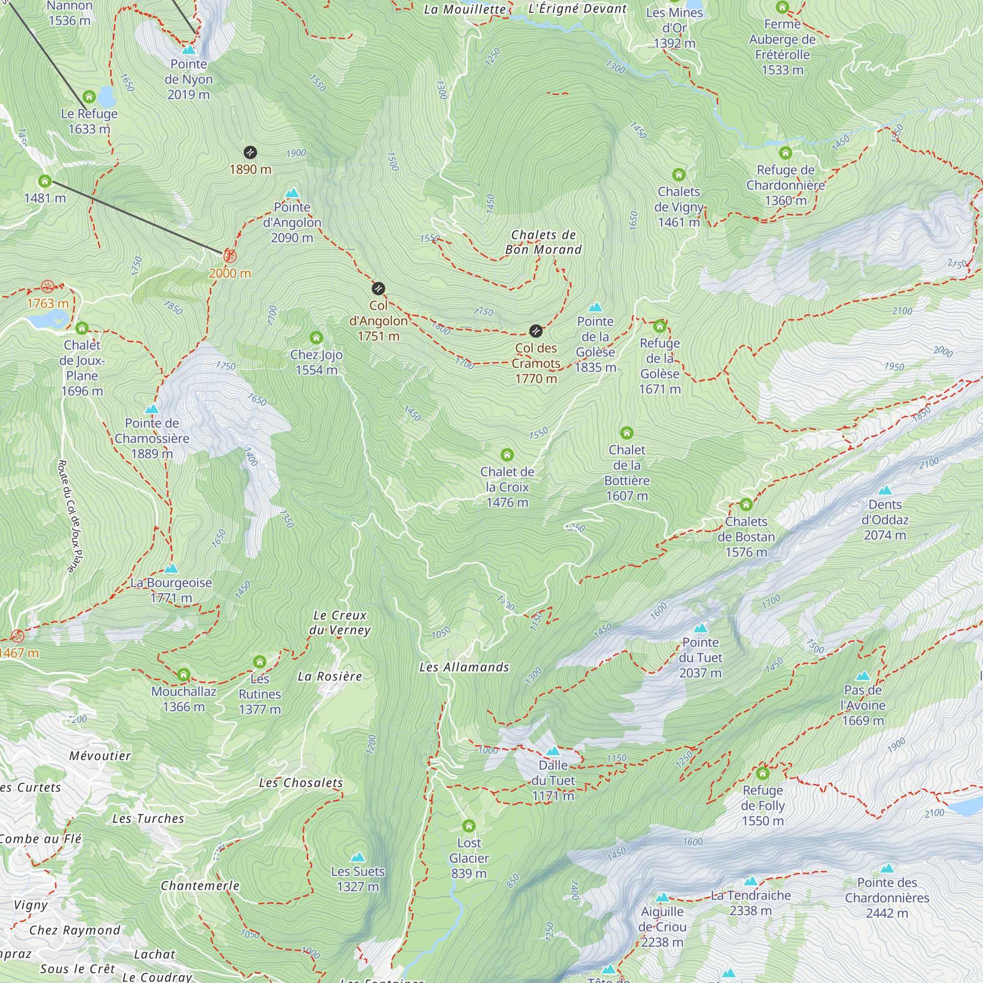 Mont-Plaisir map