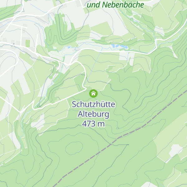 Map of Schutzhütte Alteburg