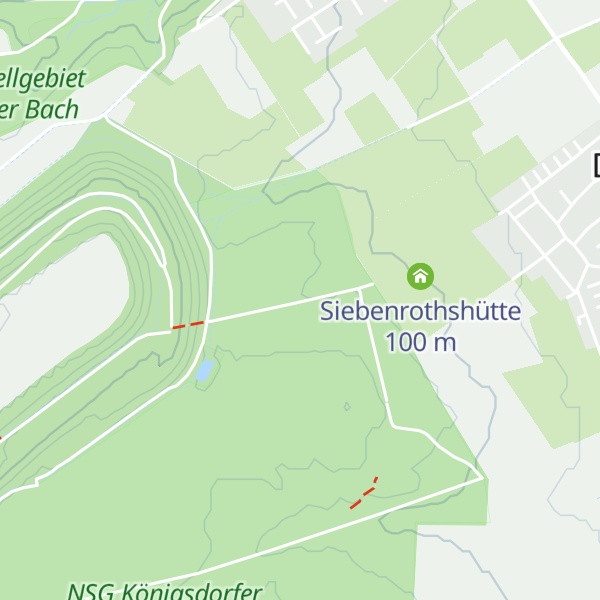 Map of Glessener Hütte