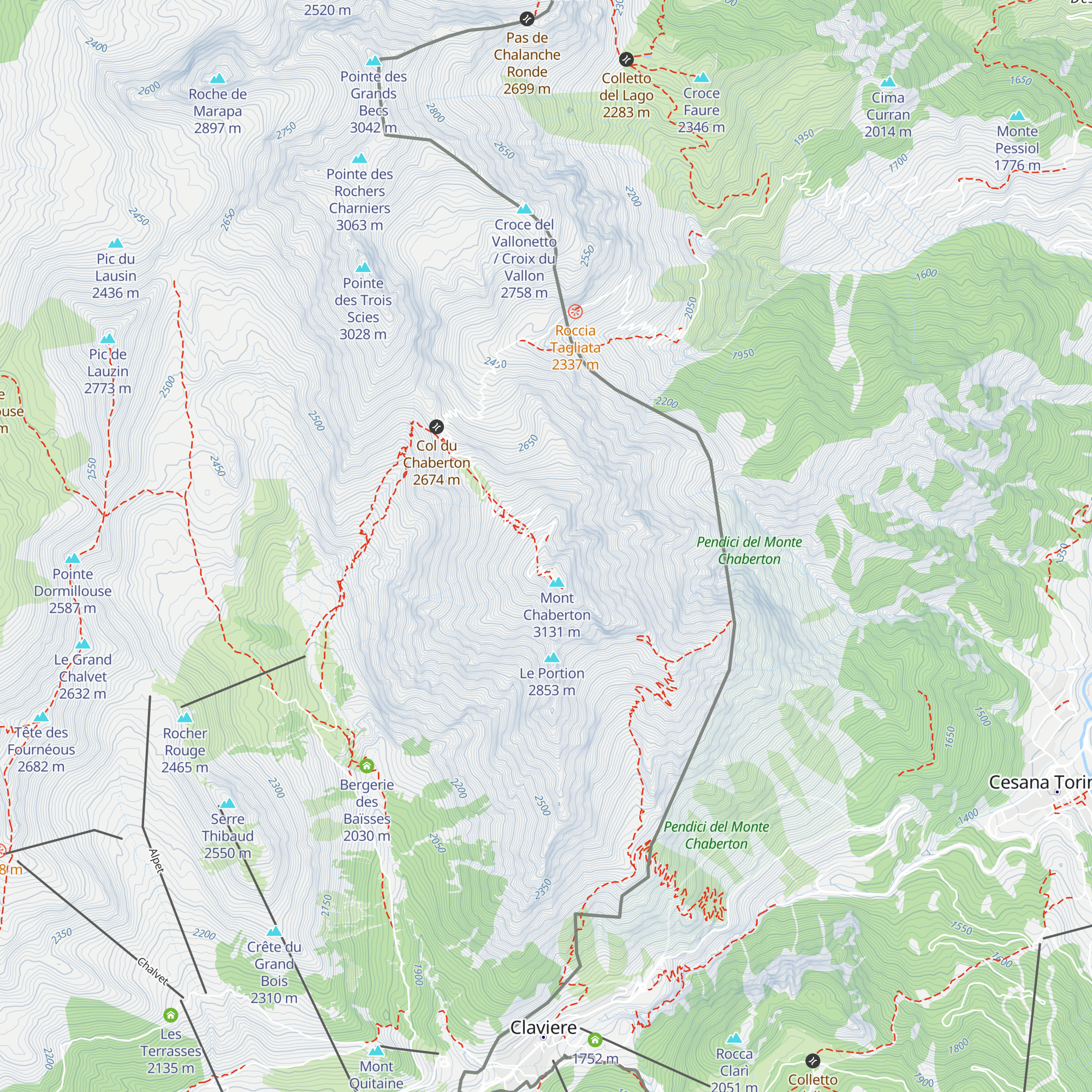 Caserma Truppa map